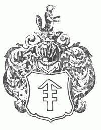 Типы западноевропейских родовых гербов: - польский - увенчан поверх шлема дворянской короной.