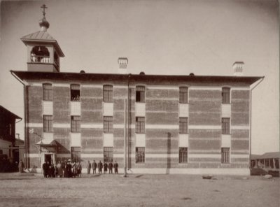 Вид на Красные казармы в г. Рыбинске