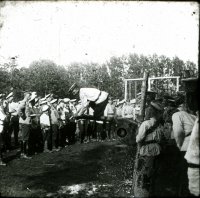 Гроховский полк. Игра "Наклон бревна"