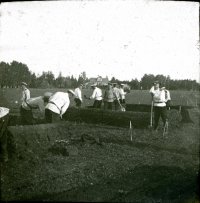 Гроховский полк. Постройка валиков