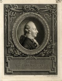 Король Швеции Густав III. Daniel Berger. 1772.