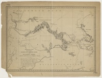 Меркаторская карта представляющая Ледовитое море Берингов пролив и часть Восточнаго океана с берегами Чукотской земли и Северной Америки. Санкт-Петербург. 1822.