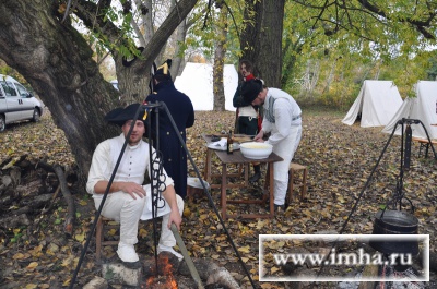 Бивуак итальянцев - Гуглиелмо (Гунуя) "5 i Demi brigade" из состава французских войск