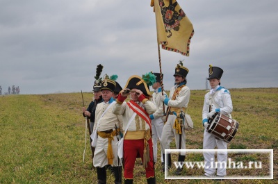 Фельдмаршал Карл Шварценберг вблизи основных событий на поле боя.