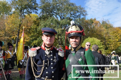 Главная квартира союзников - Рёта, автор с командиром прусско-русского легиона из Курляндии