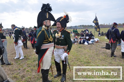 Начальник штаба РИА Алексей Аршинов с командиром Прусско-русского легиона Франком Хюблером давним другом нашего клуба!