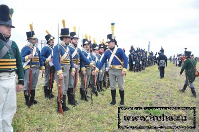 Шведская и прусская пехота союзников.