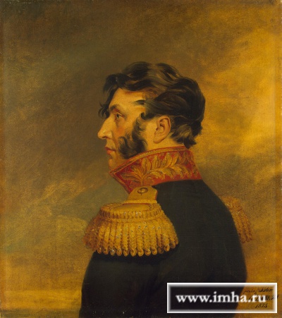 Портрет генерал-майора Левина Дмитрия Андреевича. Dawe George. ГЭ.