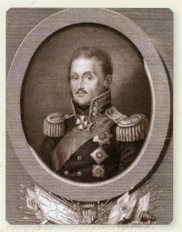 Командующий Генерал-от-кавалерии Граф Витгенштейн. Гравюра