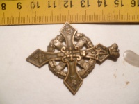 Полковой знак 187-го Аварского мушкетного полка. Аверс.