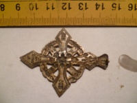 Полковой знак 187-го Аварского мушкетного полка. Реверс.