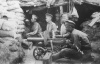 Первая Мировая война. Пулеметная команда на позициях, 1914 год