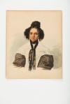 Портрет княгини Марии Николаевны Волконской (1805–1863), урожденной Раевской. Художник-декабрист Н.А.Бестужев. 1837 г. Картон, акварель, лак
