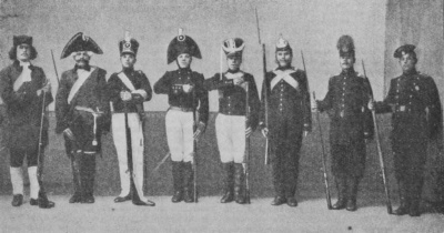 Исторические формы 12-го пех. Великолуцкого полка