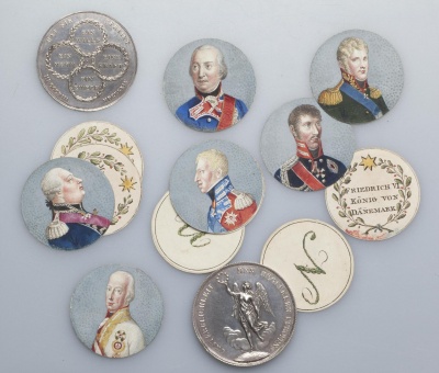 Медаль-коробочка в память Венского конгресса