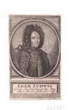 Портрет шведского генерала А.Л. Левенгаупта. Германия, первая половина XVIII в. Неизвестный гравер