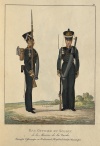 Унтер-офицер и рядовой Гвардейского экипажа Россия, Санкт-Петербург, 1821 г.
