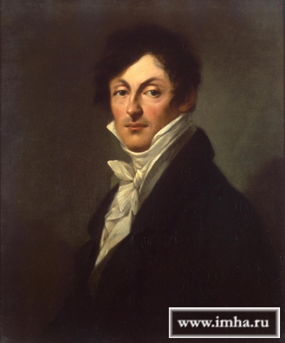 Портрет графа А.И. Остерман-Толстого, Франция, Между 1807-1812 гг., Прюдон, Пьер Поль. 1758-1823. Холст, масло, 67x56 см. ГЭ