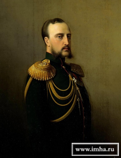 Портрет великого князя Николая Николаевича-старшего. Бовин. Россия, 1869 г., холст, масло, 107х82 см. ГЭ.