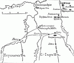 Схема сражения при Нови