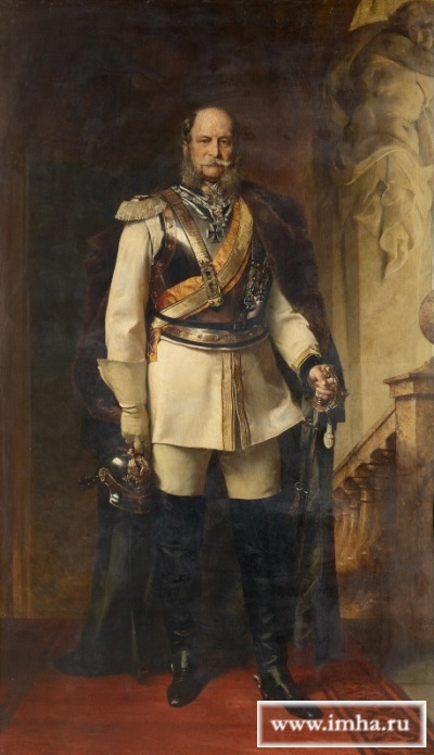 Портрет императора Вильгельма I. 1877 г.