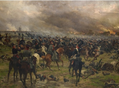 Атака Бранденбургских гусар в битве при Мёкерне 16 октября 1813 года