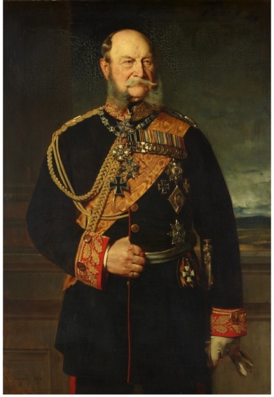 Портрет Вильгельма I, германского императора и короля Пруссии. 1874