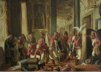 Гусары Зейдлица из Зеленого полка мародерствуют в замке Готы. 1852