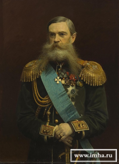 Портрет генерал-адъютанта графа Ф.Л. Гейдена. Крамской, Иван Николаевич. 1837-1887. Россия. 1881 г. Холст, масло, 104,5х79,5 см. ГЭ