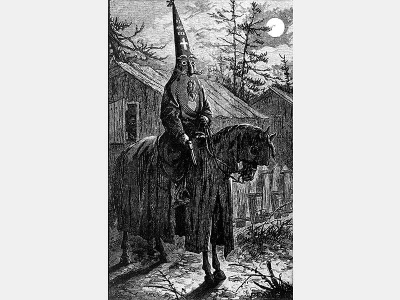 Всадник Ку-Клукс-Клана раннего периода его существования