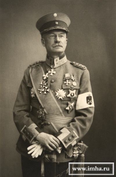 Подполковник Эрнст Бертольд Лёфстрём, инспектор пехоты. 1925 - 1928