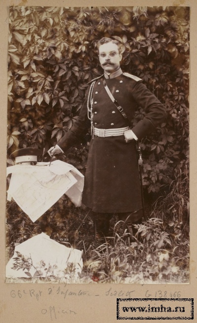 Офицер 66-й Пехотного Бутырского полка