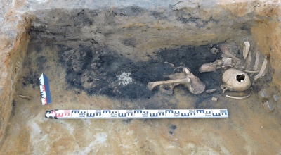 Останки человека и животных в постройке, погибшей в пожаре