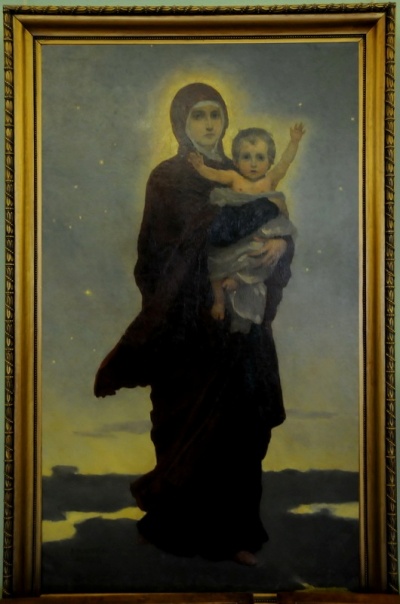 Икона Божией Матери Благодатное Небо писанное Васнецовым подаренная супругам Праховым