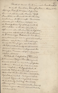 Рассказ о восстании Черниговского полка, записанный в Сибири декабристом Ф.Ф. Вадковским со слов декабристов-участников восстания. Государственный архив Российской Федерации Ф. 279. Оп. 1. Д. 328. Л. 1, 5 Копия рукой декабриста И.Д. Якушкина.