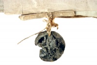 Печать. Договорная (докончальная) грамота Новгорода Великого с великим князем владимирским и тверским Ярославом Ярославичем.  [1270 г.]