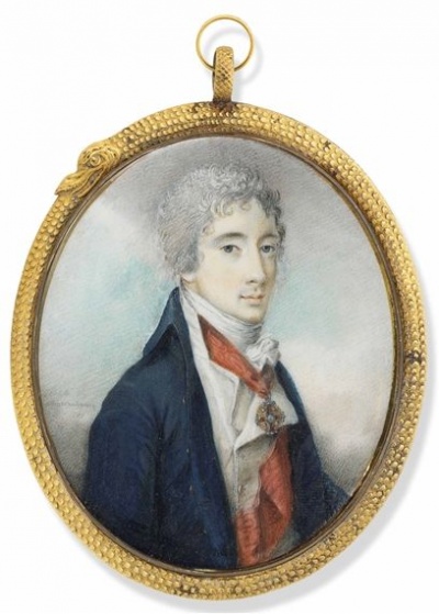 Граф Никита Петрович Панин с орденом Святой Анны I кл. Шарль-Жозеф де Ласель. 1799 г.
