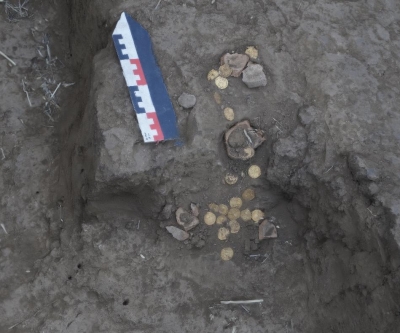 Клад in situ. Темрюкский район Краснодарского края, 2019 год.