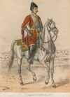 Команда Лезгин. 1856 г. Худ. Ф.Бастин.