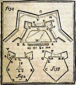 Фортификационный чертеж. Источник: Wikimedia Commons