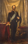 Портрет Христиана IX, короля Дании. Блок, Карл Генрих. 1834-1890. Дания, 1866 г. Холст, масло, 218x145 см. ГЭ