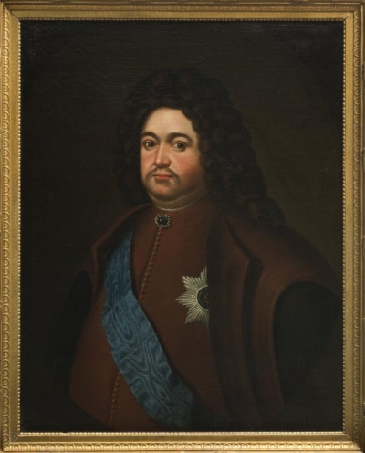 Портрет Ф.А.Головина. Копия с оригинала начала 18 века. Неизвестный художник. Вторая половина 19 века. Холст, масло, 88х69 см. ГИМ.