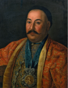 Портрет атамана Федора Ивановича Краснощекова. 1761