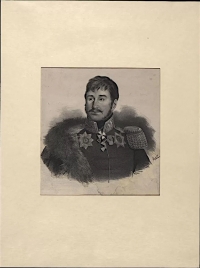 Генерал-майор Гавриил Амвросиевич Луковкин. Худ. Клюквин. XIX в. Бумага, литография. 29х20,5 см. ГИМ