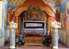 Рака с МОЩАМИ Гавриила, святого Заблудовско-Слуцкого, Белостокского (Гавриил Петрович Гавдел или Гавделюченко), родился 20 марта 1684 г. в крестьянской семье в селе Зверках, близ мест. Заблудова, в нынешнем Белостокском уезде Гродненской губернии.