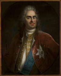 Портрет Августа II Сильного (1670-1733), короля Польши.Неизвестный худлжник. Начало 18 века. Холст, масло, 84 x 67 см. Национальный музей в Варшаве
