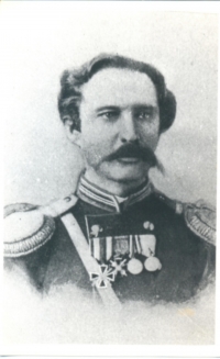 Фотокопия. Шишневич М.Ф., участник обороны Севастополя в 1854-1855 гг., подпоручик Севского пехотного полка. 13х18 см. ФГБУК