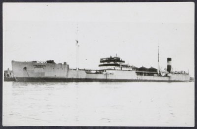 Фотография. Танкер "Грознефть" (бывш. крейсер "Адмирал Спиридов"), спущен 09.09. 1916 г. Участник Великой Отечественной войны. Фото после 1945 г. 9 х 14 см. ФГБУКиИ "Центральный военно-морской музей имени императора Петра Великого" МО РФ