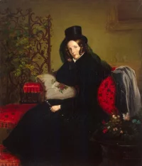 Портрет императрицы Александры Феодоровны. Крюгер, Франц (1797-1857). Германия, 1836 г. Холст, масло, 46,5x40 см. ГЭ